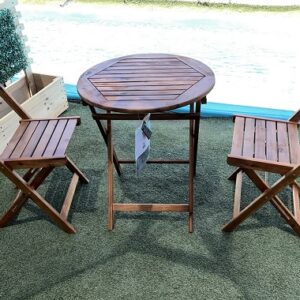 Juego de Terraza Modelo Catania madera HOME COLLECTION